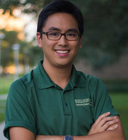 Minh Duong Dinh, Ƶgraduate and Pell Grant recipient. Credit: USF